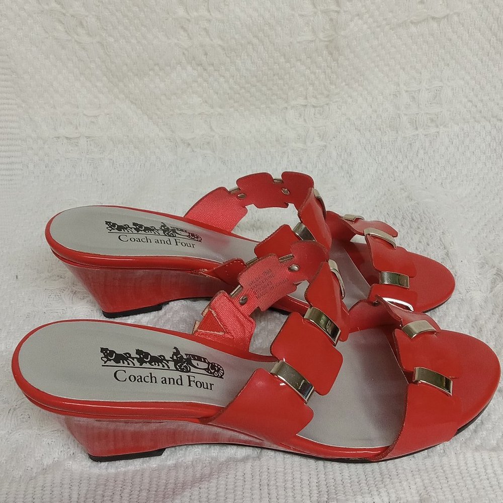 Coach and Four Sandals, size 7.5